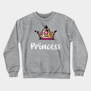 Royal Princess Crown Tee Crewneck Sweatshirt